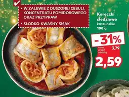 Kaufland Koreczki śledziowe kaszubskie 100 g Kaufland oferta