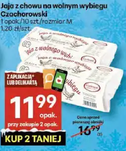 Delikatesy Centrum Jaja z chowu na wolnym wybiegu Czachorowski oferta