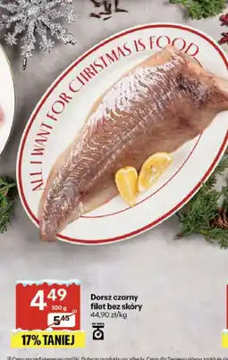 Delikatesy Centrum Dorsz czarny filet bez skóry Delikatesy Centrum oferta