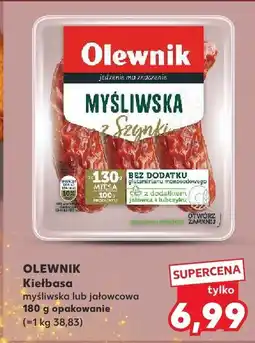 Kaufland Kiełbasa myśliwska lub jałowcowa OLEWNIK oferta