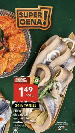 Delikatesy Centrum Filety śledziowe solone a'la matias Delikatesy Centrum oferta