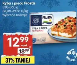 Delikatesy Centrum Ryba z pieca Frosta wybrane rodzaje oferta