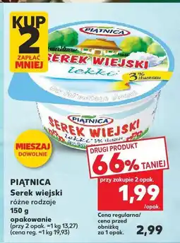 Kaufland Serek wiejski różne rodzaje PIĄTNICA oferta