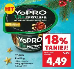 Kaufland Pudding różne rodzaje YOPRO oferta