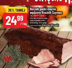Polomarket Boczek pęski mocno wędzony Rzeźnik Szymon oferta