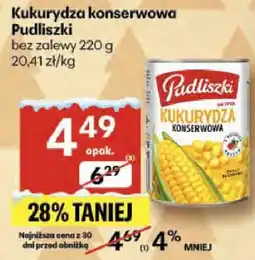 Delikatesy Centrum Kukurydza konserwowa Pudliszki bez zalewy oferta