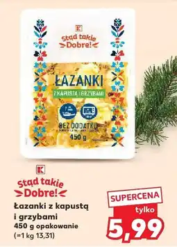 Kaufland Łazanki z kapustą i grzybami Kaufland oferta