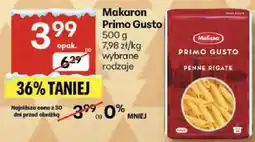 Delikatesy Centrum Makaron Primo Gusto Penne Rigate wybrane rodzaje Malaco oferta
