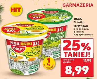 Kaufland Sałatka jarzynowa a la domowa, z jajkiem DEGA oferta