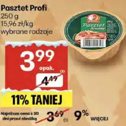 Delikatesy Centrum Pasztet Profi wybrane rodzaje oferta