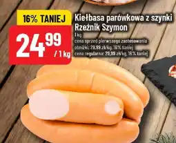 Polomarket Kiełbasa parówkowa z szynki Rzeźnik Szymon oferta