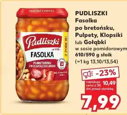Kaufland Fasolka po bretońsku, Pulgety, Klopsiki lub Gołąbki w sosie pomidorowym PUDLISZKI oferta