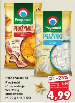 Kaufland Prażynki PRZYSNACKI różne rodzaje oferta