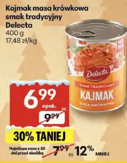Delikatesy Centrum Kajmak masa krówkowa smak tradycyjny Delecta oferta