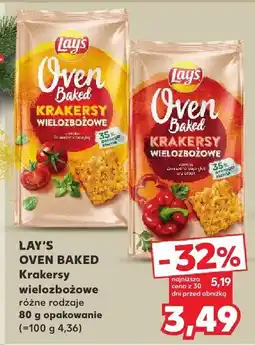 Kaufland Krakersy wielozbożowe LAY'S OVEN BAKED różne rodzaje oferta