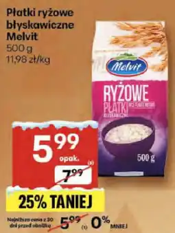 Delikatesy Centrum Płatki ryżowe błyskawiczne Melvit oferta