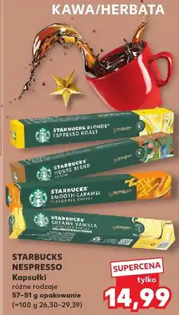 Kaufland Kapsułki STARBUCKS ESPRESSO różne rodzaje oferta