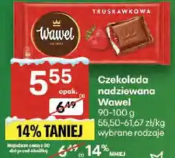 Delikatesy Centrum Czekolada nadziewana Wawel oferta