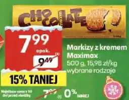 Delikatesy Centrum Markizy z kremem Maximox wybrane rodzaje oferta