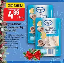Polomarket Filety śledziowe a'la matias w oleju Master Fish oferta