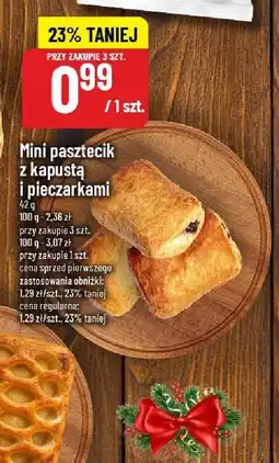 Polomarket Mini pasztecik z kapustą i pieczarkami 92 g POLOmarket oferta