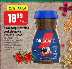 Polomarket Kawa rozpuszczalna bezkofeinowa Nescafe Decaf oferta