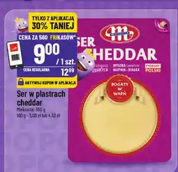 Polomarket Ser w plastrach cheddar Mlekovita oferta