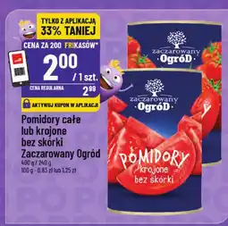 Polomarket Pomidory całe lub krojone bez skórki Zacharowany Ogród oferta