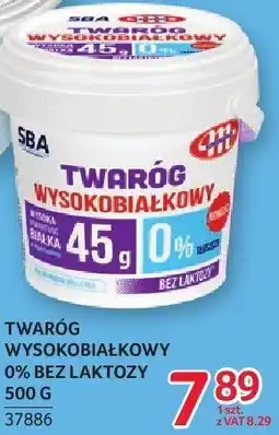 Selgros Twaróg wysokobiałkowy 0% bez laktozy 500 g Mlekovita oferta