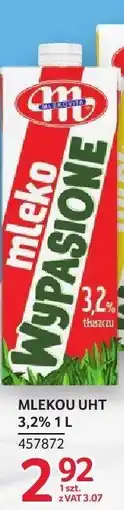 Selgros Mleko UHT 3,2% 1 l Mlekovita oferta