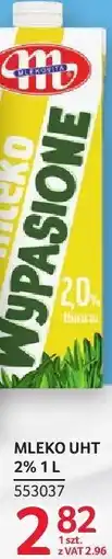 Selgros Mleko UHT 2% 1 l Mlekovita oferta