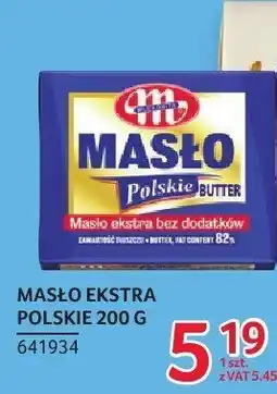 Selgros Masło Ekstra Polskie 200 g Mlekovita oferta