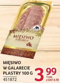 Selgros Mięsiwo w galarecie plastry ZMB Białystok 100g oferta