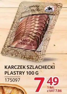 Selgros Karczek szlachecki plastry ZMB Białystok 100g oferta