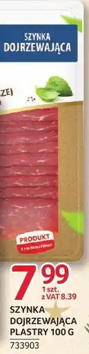 Selgros Szynka dojrzewająca plastry Łuków 100g oferta