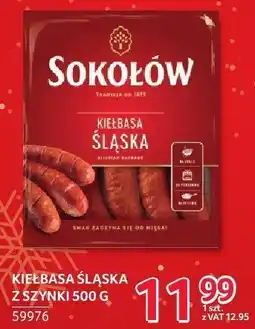 Selgros Kiełbasa śląska z szynki 500 g Sokołów oferta