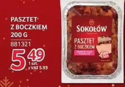Selgros Pasztet z boczkiem 200 g Sokołów oferta