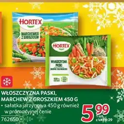 Selgros Włoszczyzna paski, Marchew z groszkiem 450 g Hortex oferta