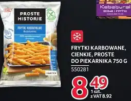 Selgros Frytki karbowane, cienkie, proste do piekarnika Proste Historie oferta