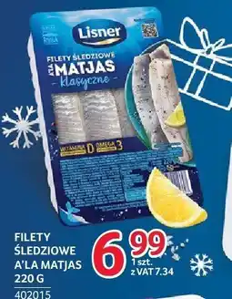 Selgros Filety śledziowe a'la matjas Lisner oferta