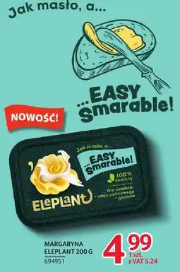 Selgros Margaryna Eleplant Easy smarable 200g oferta