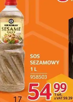 Selgros Sos sezamowy Kikkoman 1l oferta