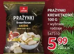 Selgros Prażynki krewetkowe Vifon 100 g wybrane rodzaje oferta