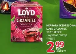Selgros Herbata ekspresowa Loyd Grzaniec 10 torebek wybrane rodzaje oferta
