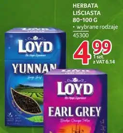 Selgros Herbata liściasta Loyd 80-100 g wybrane rodzaje oferta