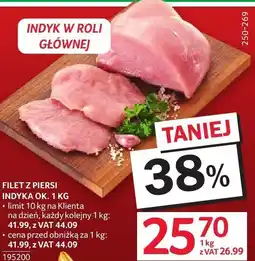 Selgros Filet z piersi indyka ok. 1 kg Selgros oferta