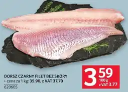Selgros Dorsz czarny filet bez skóry Selgros oferta