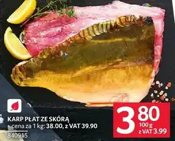 Selgros Karp płat ze skórą Selgros oferta