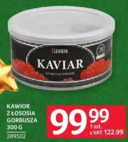 Selgros Kawior z łososia gorbusza 300 g Selgros oferta