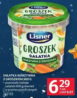 Selgros Sałatka warzywna z groszkiem Lisner 500g oferta